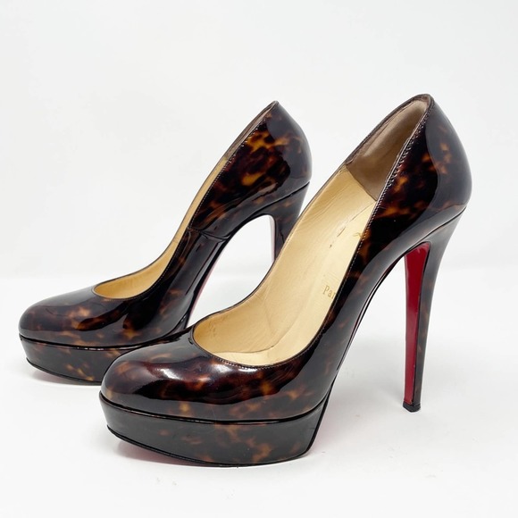 Christian Louboutin Shoes - Christian Louboutin Tortuga Tortoise Bianca Platform Heels EU 39 US 9